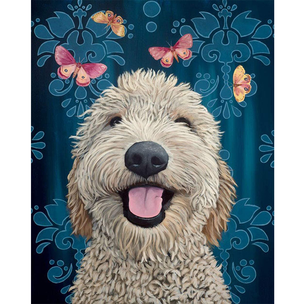 

Dog - Round Drill Diamond Painting - 30*40CM, Round diamond 30*40cm, 501 Original