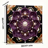 DIY Pearl Painting Purple Mandala for Home Decor with Frame(30*30cm)