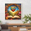 Diamond Painting -DIY Full Round Drill Heart Book