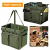 Camping Storage Bag Large Capacity Foldable Bag for Hiking Picnic Travel (Green)