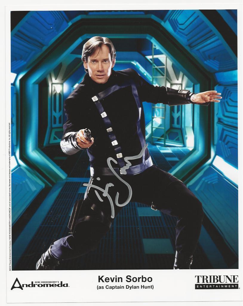 Kevin Sorbo - Andromeda signed Photo Poster painting