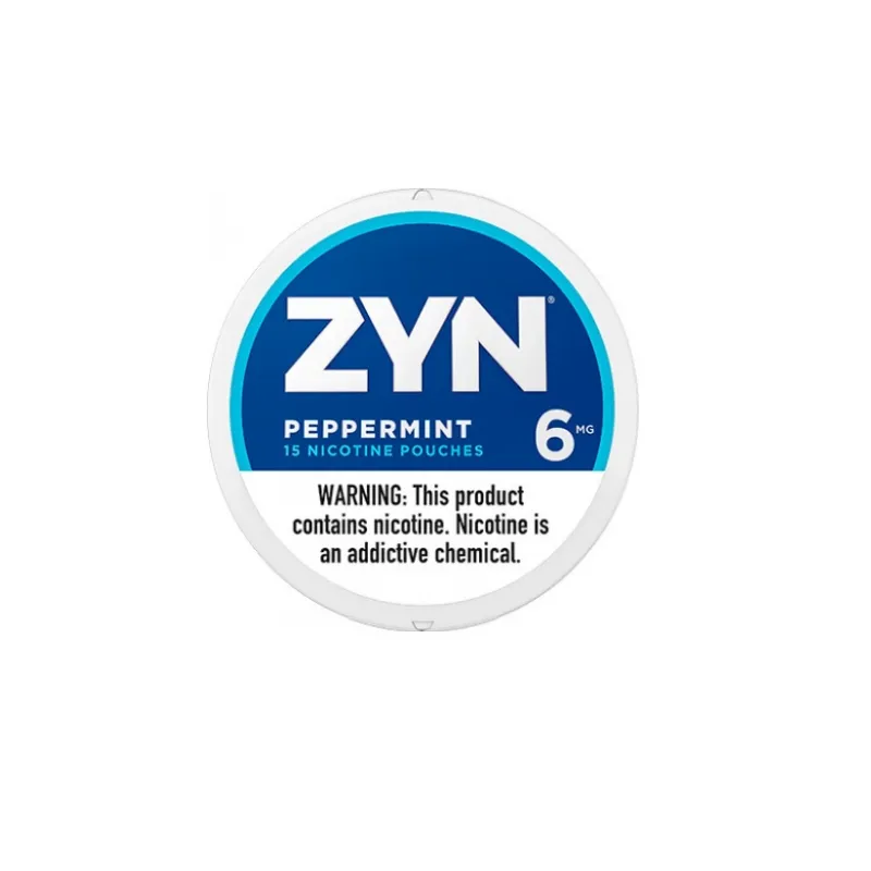 ZYN Nicotine Pouches peppermint smoke-free, for a fresh experience  ZYN