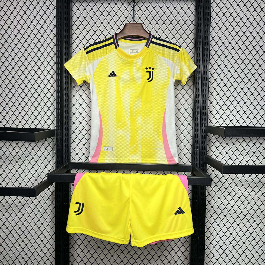 2024-2025 KIDS Juventus Away Football Shirt 1:1 Thai Quality