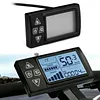 S861 Electric Bicycle LCD Display with SM Connector Electric Scooter LCD Panel 24V/36V/48V Multifunctional for E-Bikes Modification
