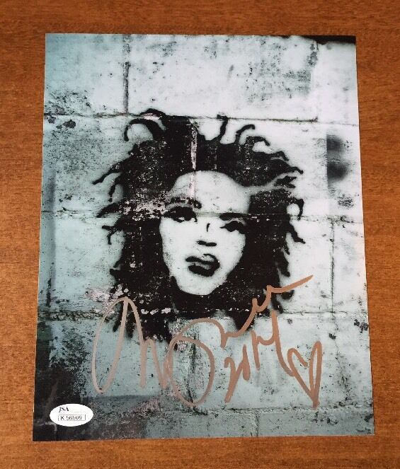 Lauryn Hill hand SIGNED Silver Ink 8X10 Graffiti Photo Poster painting JSA/COA K56909