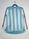 2006 Retro Long Sleeve Argentina National Team Home Jersey 1:1 Thai Quality