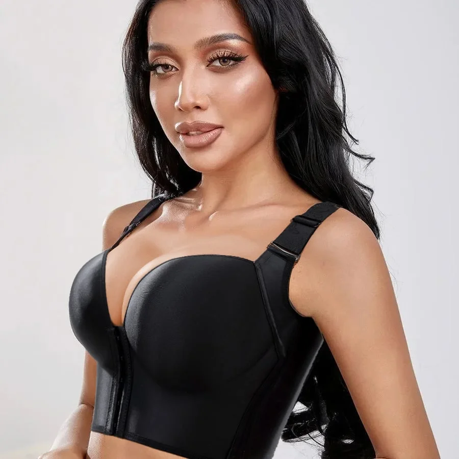 HOT SALE 50% OFF⏰Upgraded Version Front Closure  Comfortable Back Smoothing Bra