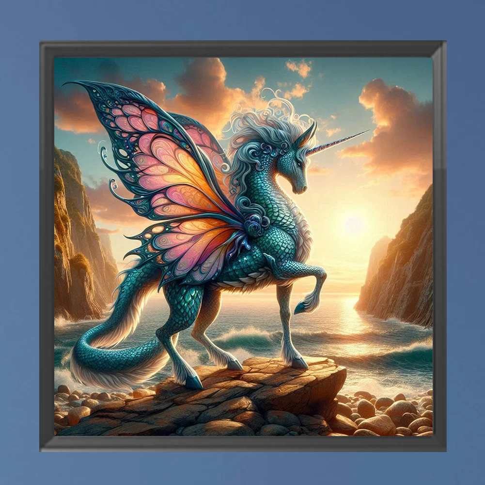 Diamond Painting - Full Square Drill - Unicorn(Canvas|45*45cm)