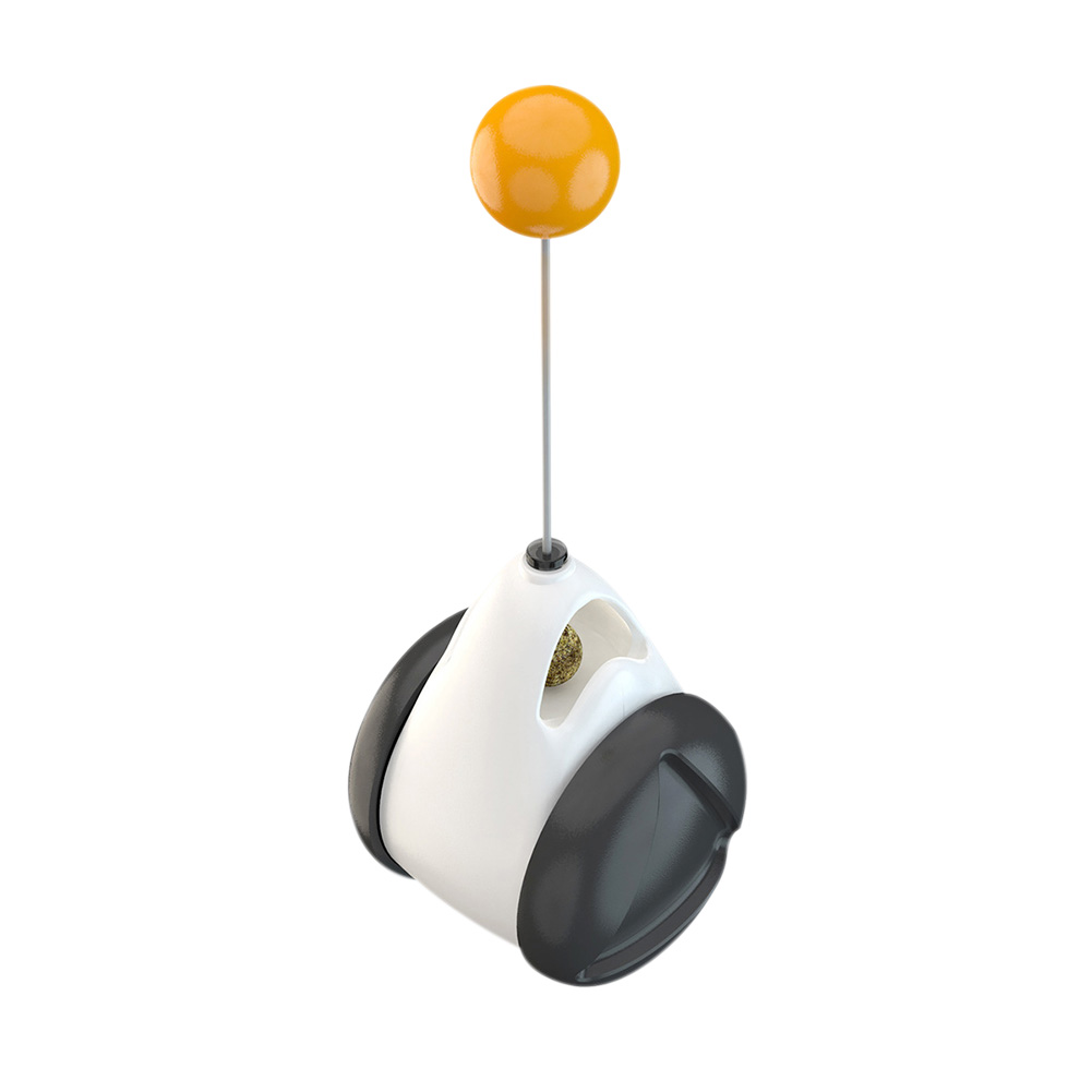 

Tumbler Swing Toy Cat Interactive Balance Car Cat Chasing Toy w/Catnip Ball, 501 Original