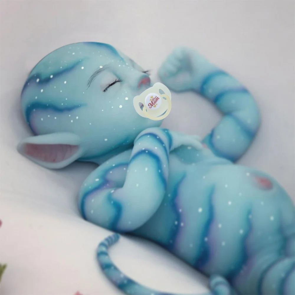 Silicone Blue Reborn Baby 12'' Realistic Makenna Reborn Fantasy Baby Doll Gifts For Kids By Creativegiftss® -Creativegiftss® - [product_tag] RSAJ-Creativegiftss®