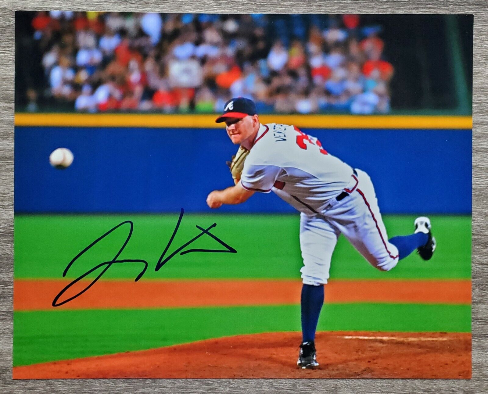 Johnny Venters Signed 8x10 Photo Poster painting Atlanta Braves MLB RAD