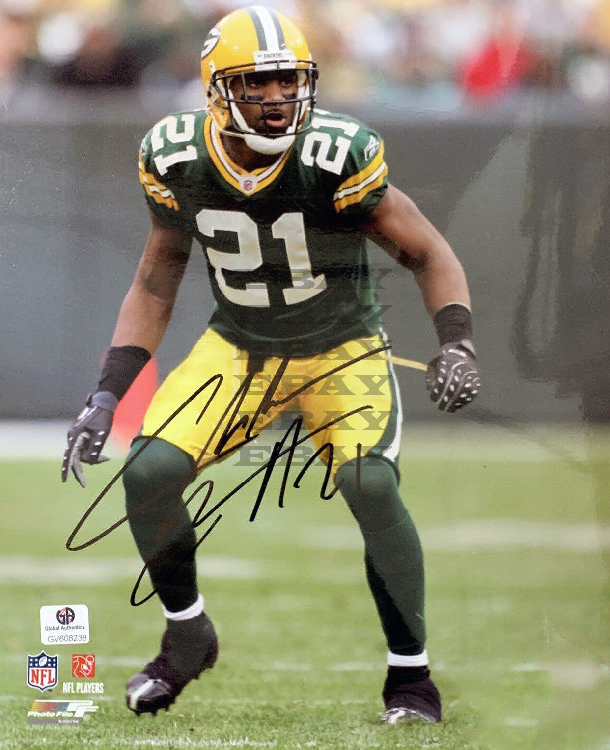 Charles Woodson Greenbay Packers Signed Autographed 8x10 Photo Poster painting Reprint