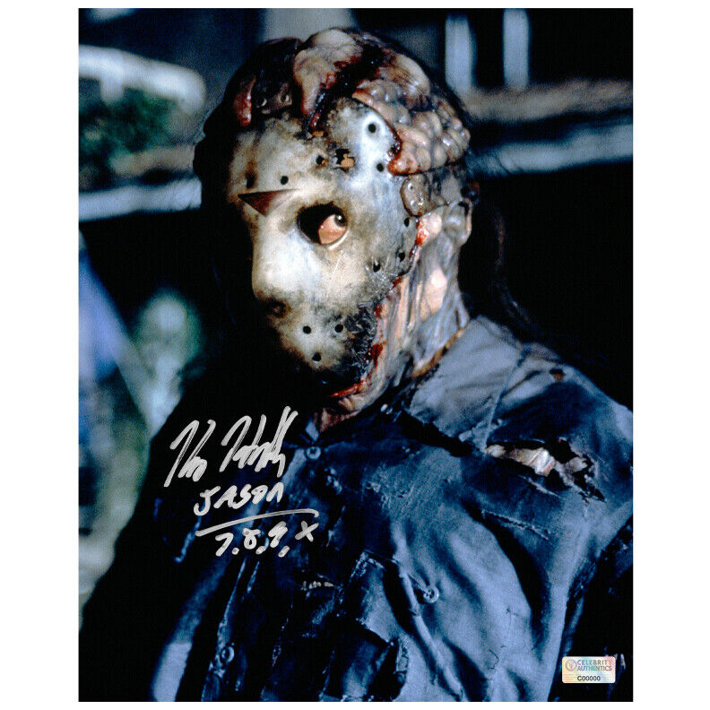 Kane Hodder Autographed Jason Goes to Hell: The Final Friday 8×10 Photo Poster painting