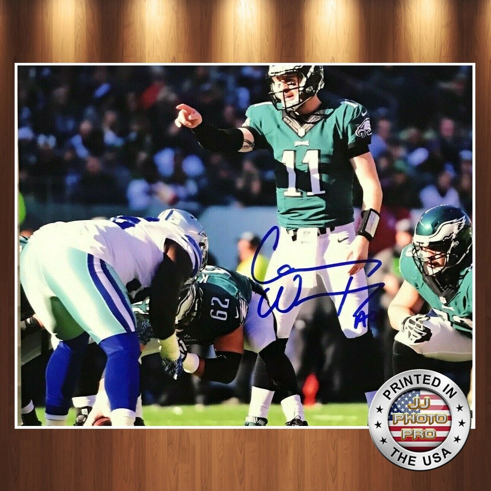 Carson Wentz Autographed Signed 8x10 Photo Poster painting (Eagles) REPRINT