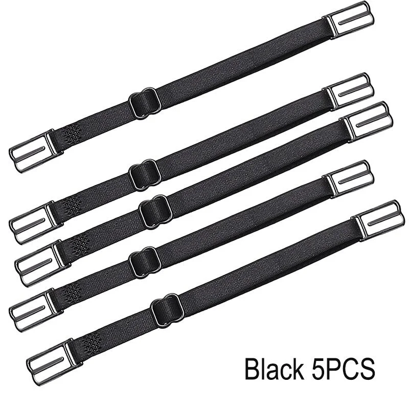 3/5PCS Bra Straps Anti-slip Belts Buckle Shoulder Straps Non-Slip Back Bralette Straps Holder Slip--resistant Accessories