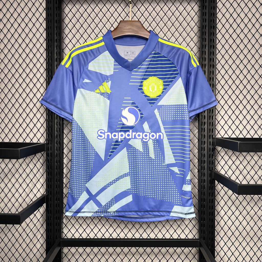 Manchester United 24-25 Blue Goalkeeper Jersey - Fans Version