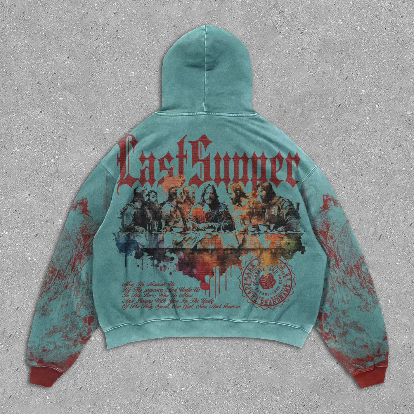 Jesus Vintage Oversized Hoodie