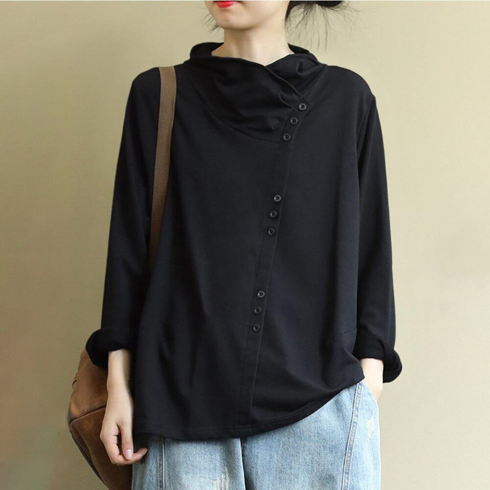 Fashion Cotton Linen Women's Tops and Blouses 2019 New Large Size 5XL Irregular Shirt Women Blouse Shirt Blusa Feminine