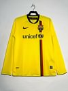 2008/2009 Retro Barcelona Away Football Shirt Long Sleeve 1:1 Thai Quality
