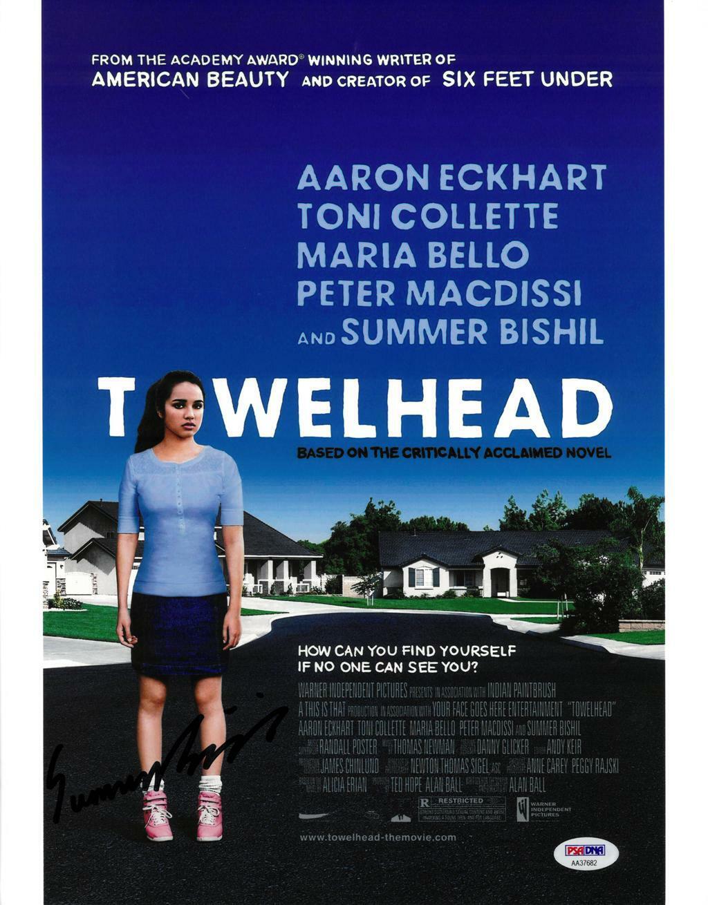 Summer Bishil Signed Towelhead Authentic Autographed 11x14 Photo Poster painting PSA/DNA#AA37682