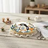 Penguin 11CT DIY Embroidery Needlepoint with Hoop Scissors Threader 29x29cm