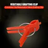 50 Pcs Plant Grafting Clip for Cucumber Eggplant Watermelon (Round Mouth)