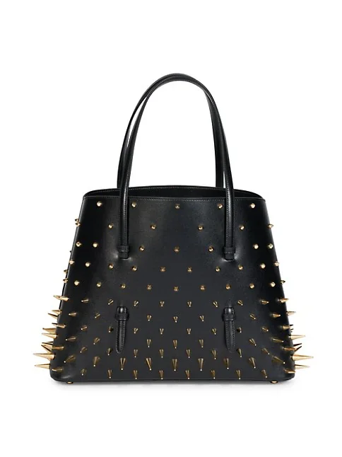 Ala&iuml;a Mina 32 Spiked Leather Tote bag