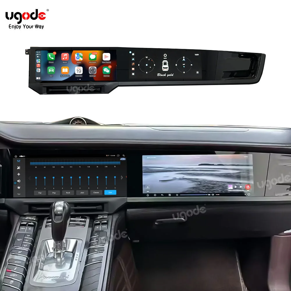 Ugode PORSCHE Macan 12.3inch 2010-2015 Android Radio with Co-Pilot-Bildschirm