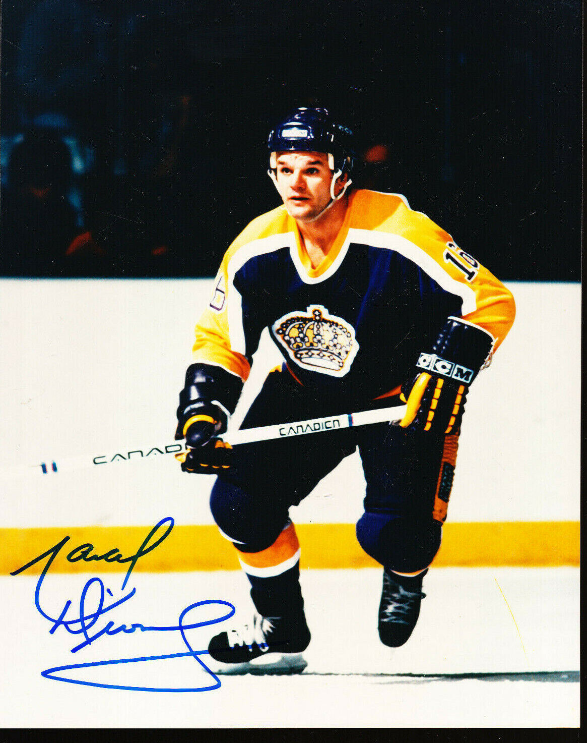 MARCEL DIONNE AUTOGRAPH SIGNED 8X10 Photo Poster painting LOS ANGELES KINGS COA