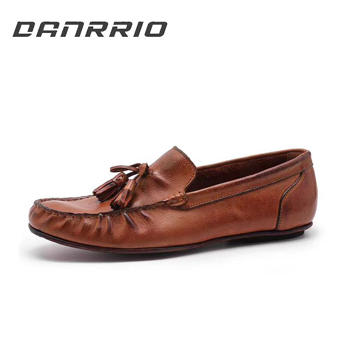 DANRRIO British Business Formal Versatile Loafers Breathable Tassel Leather Shoes DANRRIO.COM DANRRIO