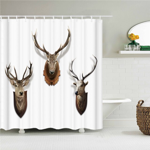 

Shower Curtain – Deer Elk-180*180cm, 501 Original