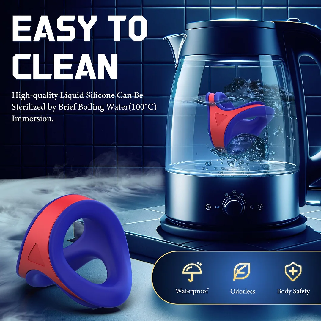 Velcor &ndash; Adjustable Dual-ring Silicone Cock Ring | Stretchable Silicone Design For More Controlled Performance