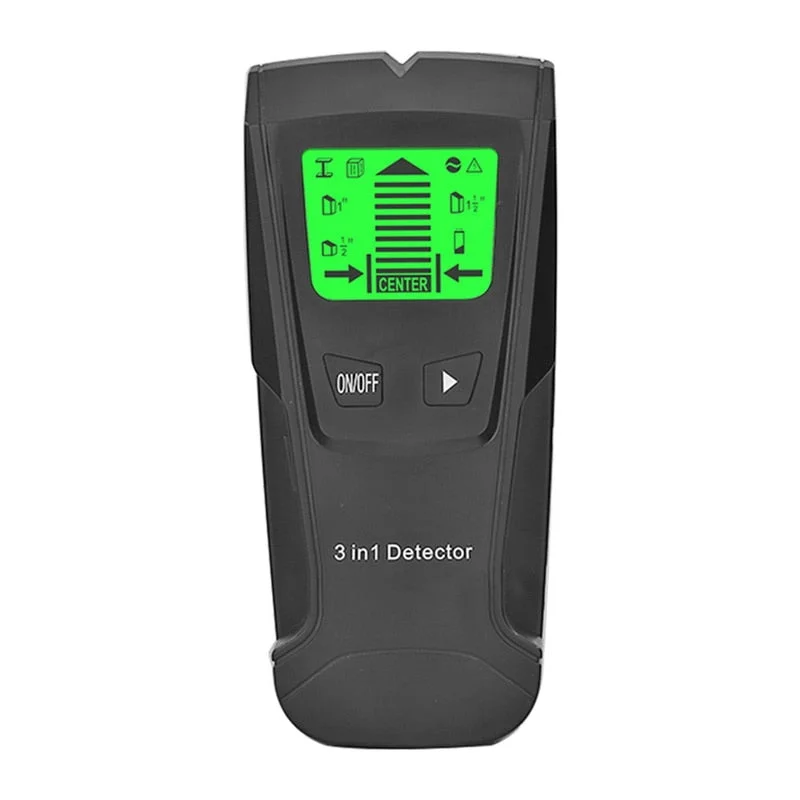 3 In 1 Wall Detector Metal Live Wire & Stud Finder Wood Stem Center Detector With Probe Wall Scanner Metal Detector