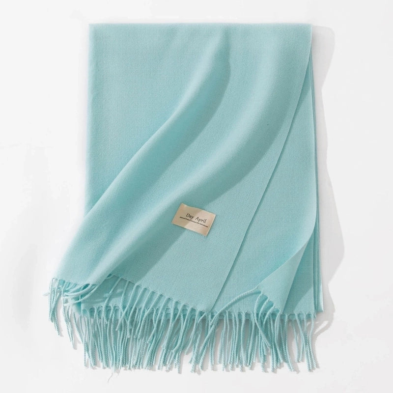 Scarf Winter Warm Windproof Shawl Women’s High-end Korean Style Women’s Cashmere Scarf