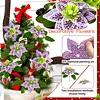 8pcs Flower Shape DIY Diamond Painting 3D Composite XMAS Floral Decorative Set