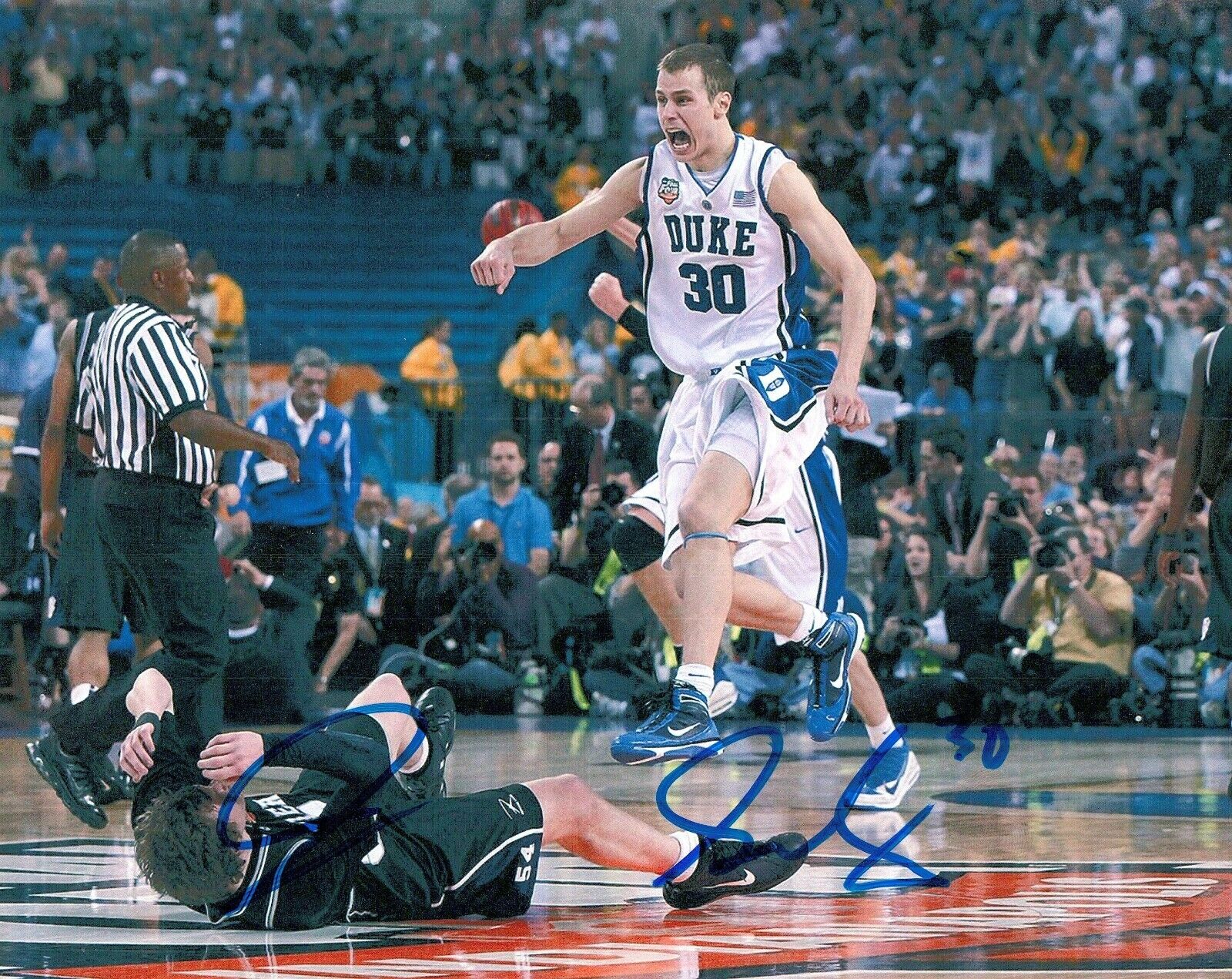 Jon Scheyer Duke Blue Devils Signed Autographed 8x10 Photo Poster painting COA