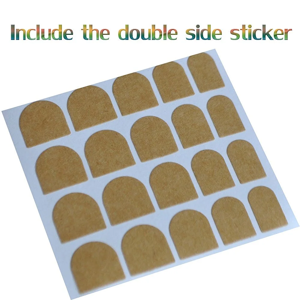 24Pcs/Set Grey Marble Design Lady Nails Acrylic Full False Nail Tips Nail Art Fake Nails Tools + Duo Side Sticker Z141-Nail Inspo