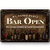 Bar Open - Vintage Metal Signs(8*12Inch/12*16Inch) - Bar