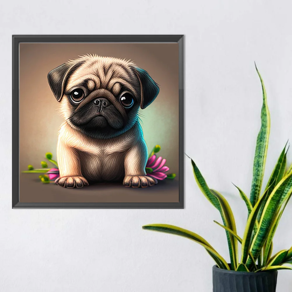 Diamond Painting - Full Round Drill - Dog(30*30cm)