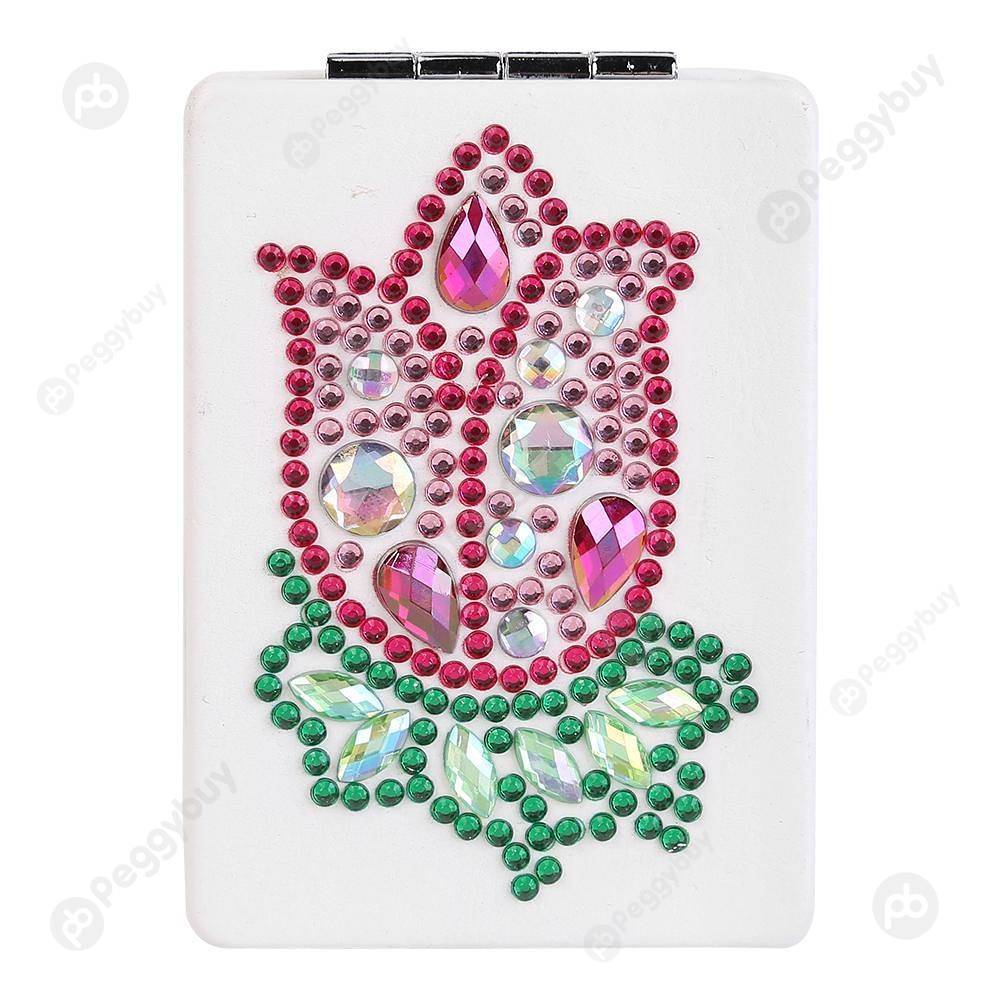 

Flower-Creative Diamond Mini Mirror, 501 Original