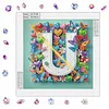 Butterfly Flower U 5D Partial Drill DIY Diamond Painting Kit 30*30cm