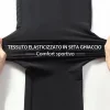 Pantaloni in seta di ghiaccio per uomo