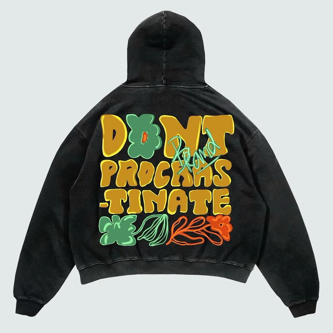Aonga Harajuku Hero Letter Print Hoodies Women Graphic Y2k Tops American Oversized Hoodie Couples Streetwear Goth Women Clothes aonga