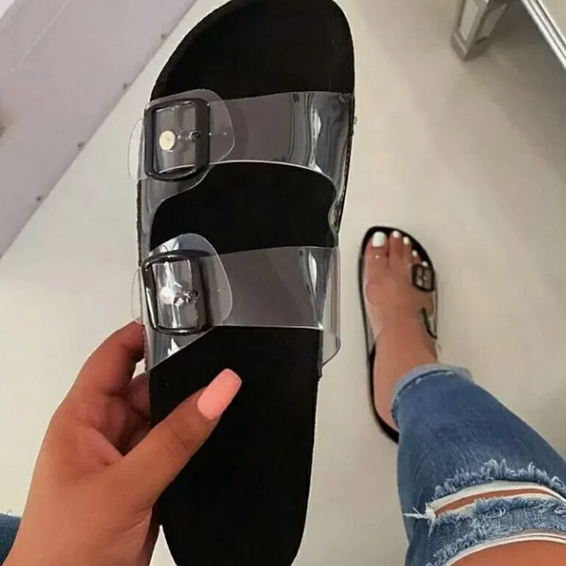 2021 Women Sandals For Summer Shoes Women Snake Leopard Flats Sandals Female Slippers Plus Size Sandalias Mujer Women Flip Flops