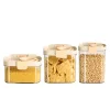 Airtight Cereal Storage Container with Foldable Pour Spout