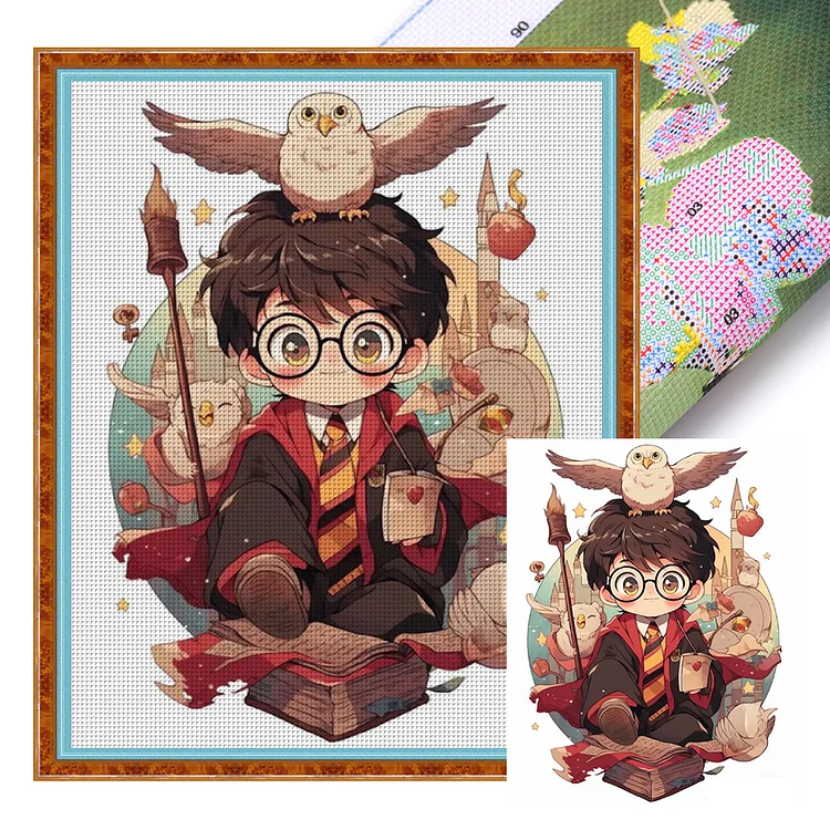 The World Of Harry Potter (40*50cm) 11CT Stamped Cross Stitch gbfke