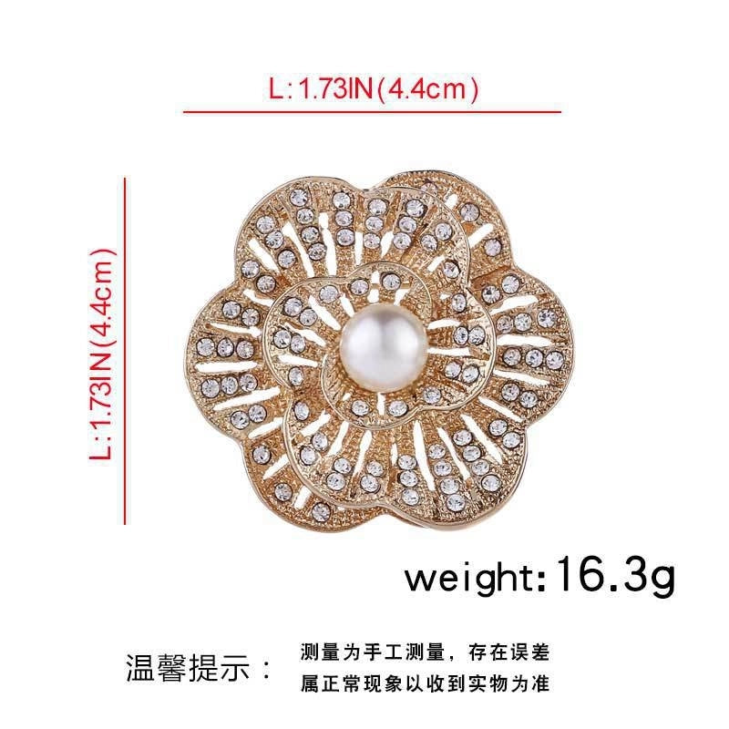 Elegant Glam Pin Heart Shape Flower Bow Knot Alloy Plating Artificial Pearls Women’s Brooches