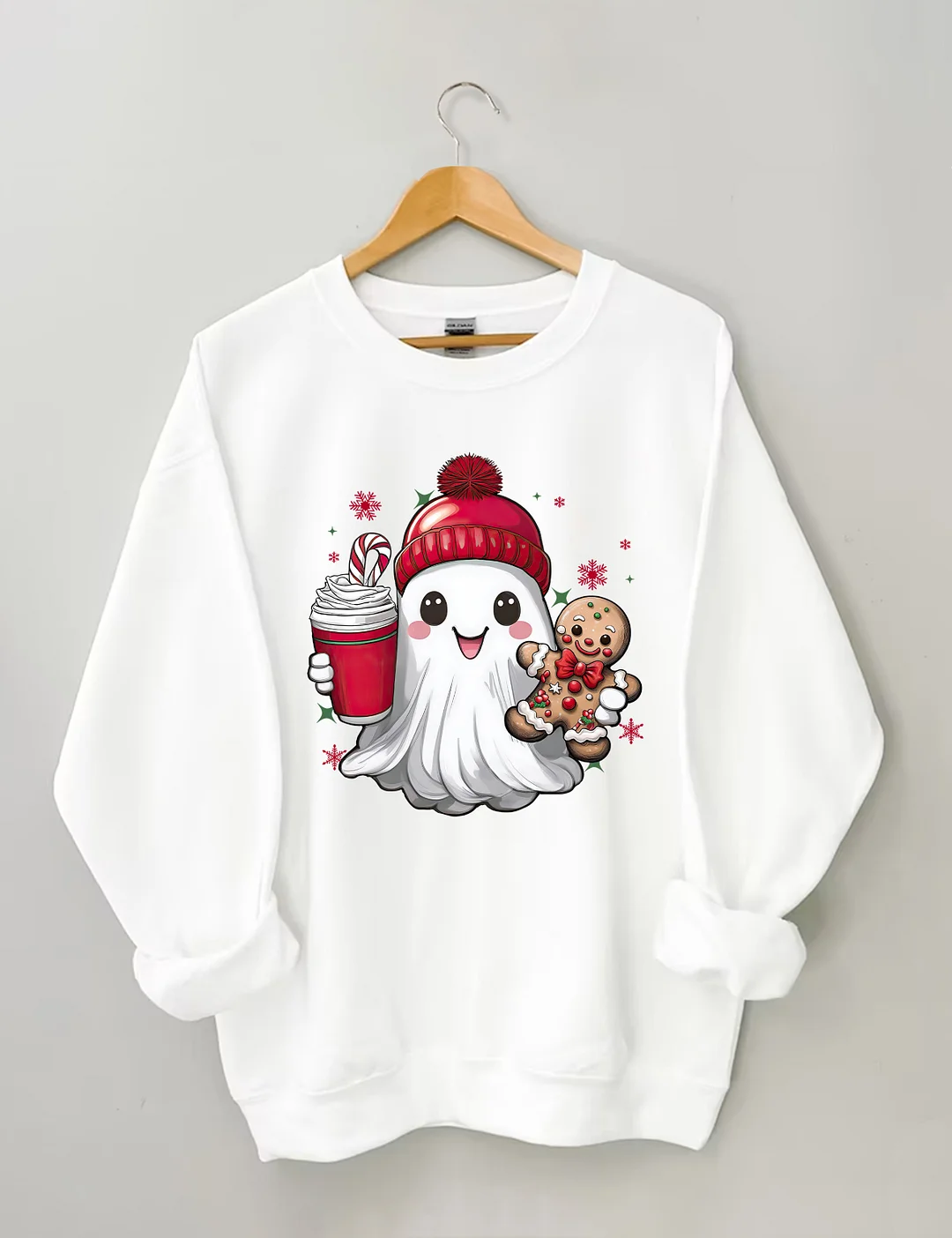 Cute Christmas Ghost Sweatshirt