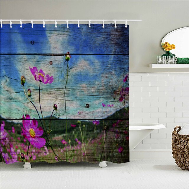 

Shower Curtain – Retro Wood-180*180cm, 501 Original