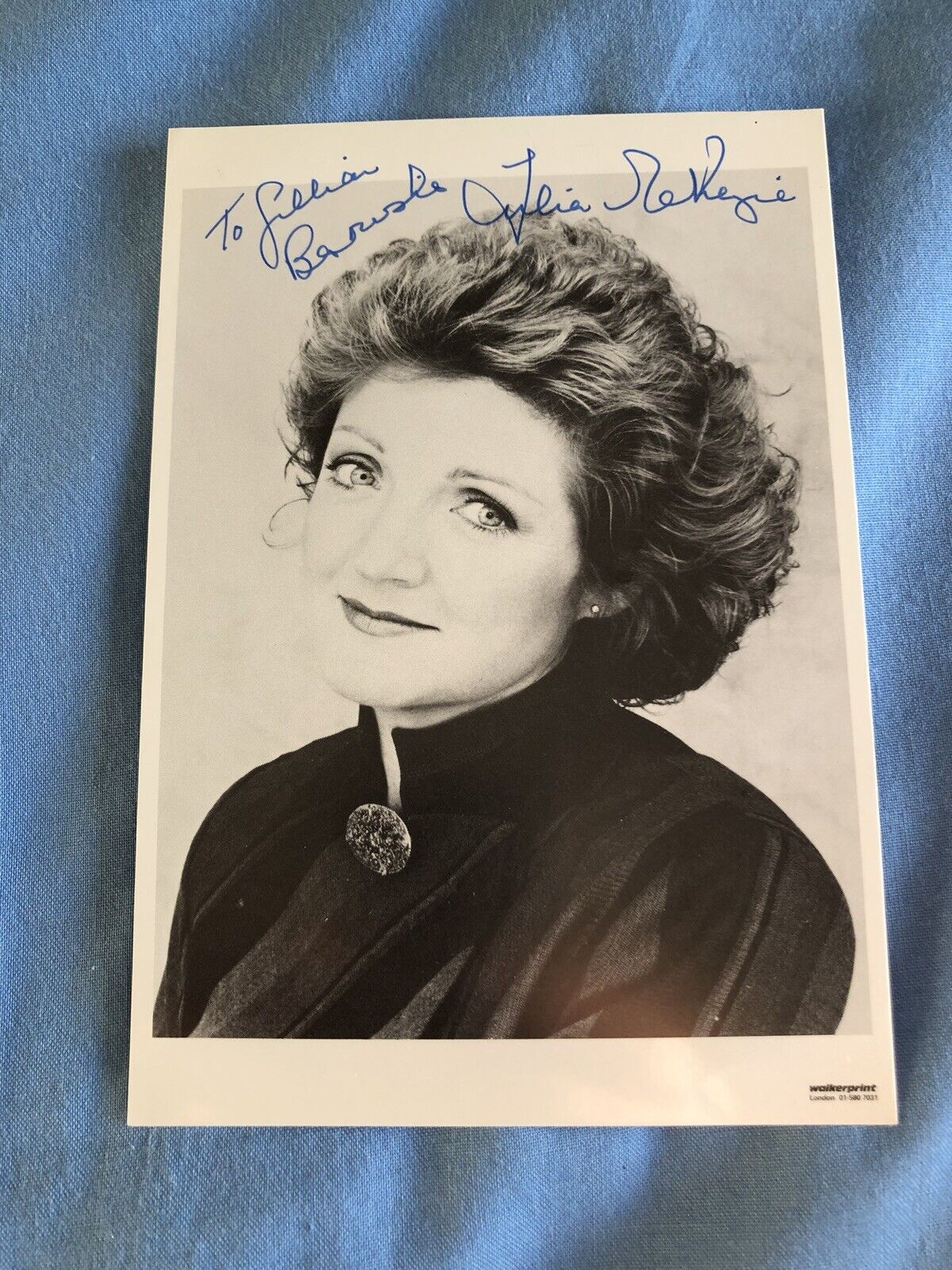 JULIA MCKENZIE (FRESH FIELDS) SIGNED VINTAGE Photo Poster painting